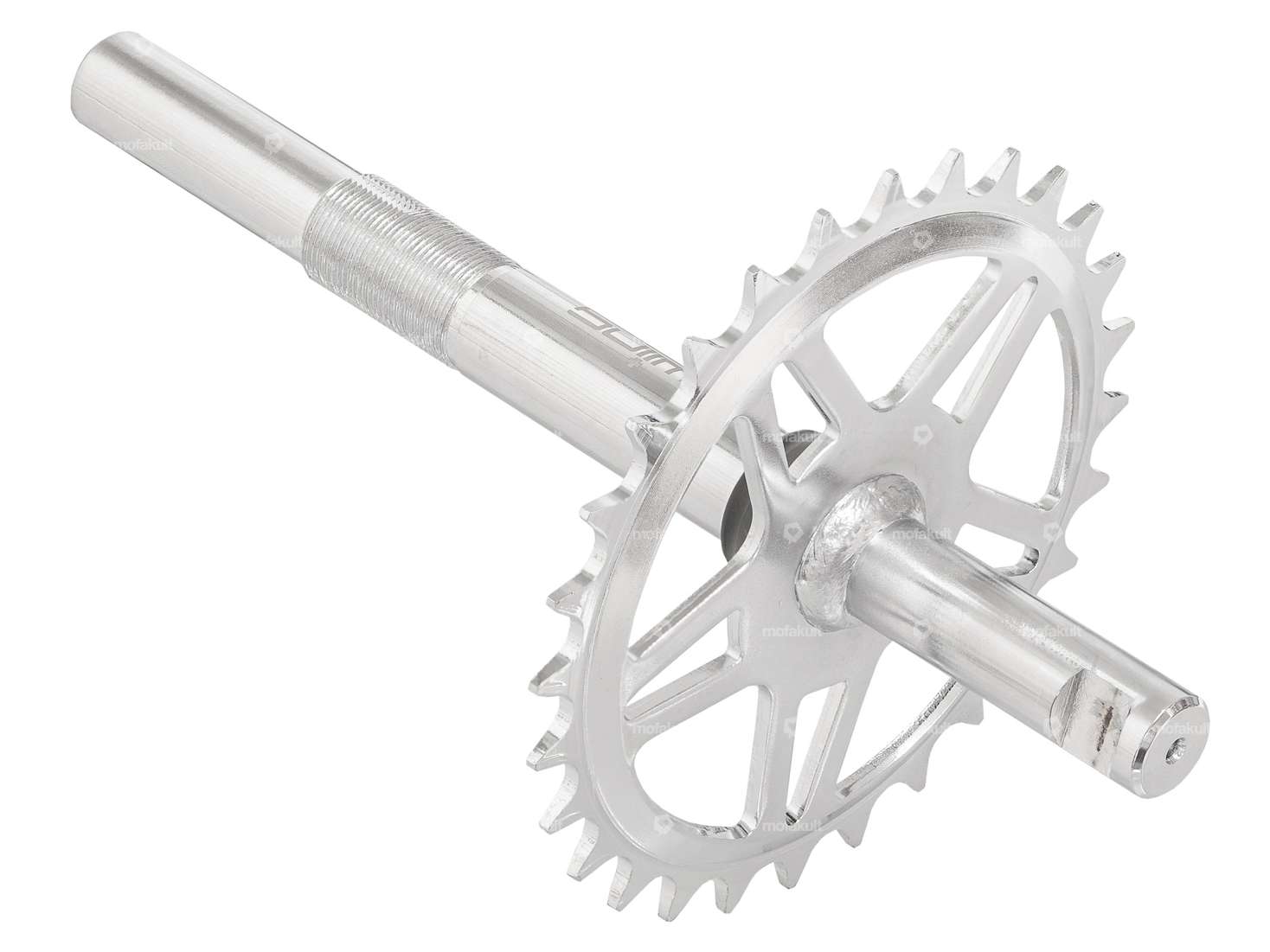 swiing® revival Axe de pédalier 28 dents chromé | Tigra Pionier P30-74, P30-R, Caravelle Carousel Image 1