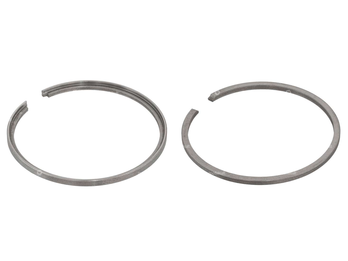 Meteor piston rings 39.4 mm (pair) | Piaggio Ciao, SI, Bravo, Boxer Carousel Image 2