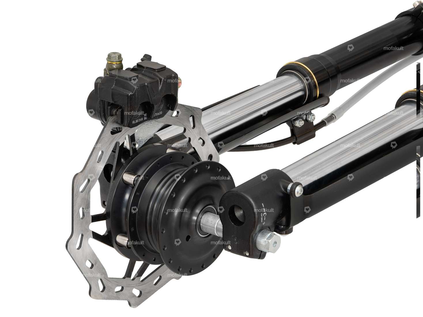 Fourche de cyclomoteur hydraulique avec frein à disque | Puch Carousel Image 5