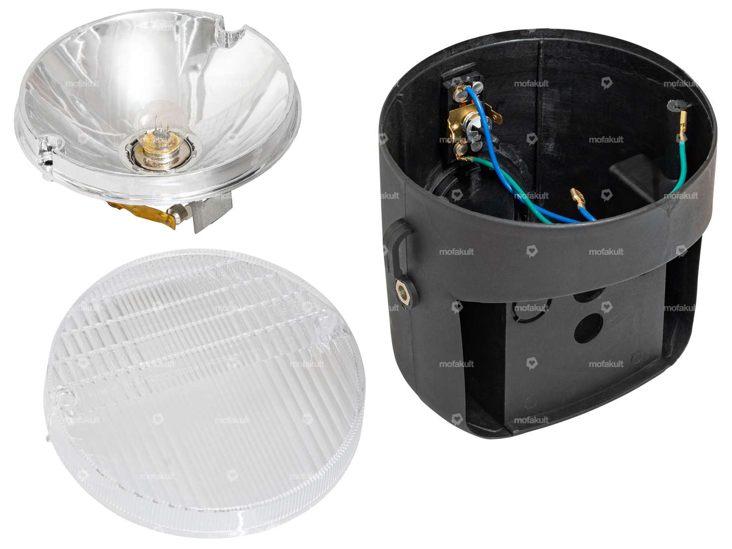 Phare noir mat (3 positions d'interrupteur) | Piaggio SI Carousel Image 3