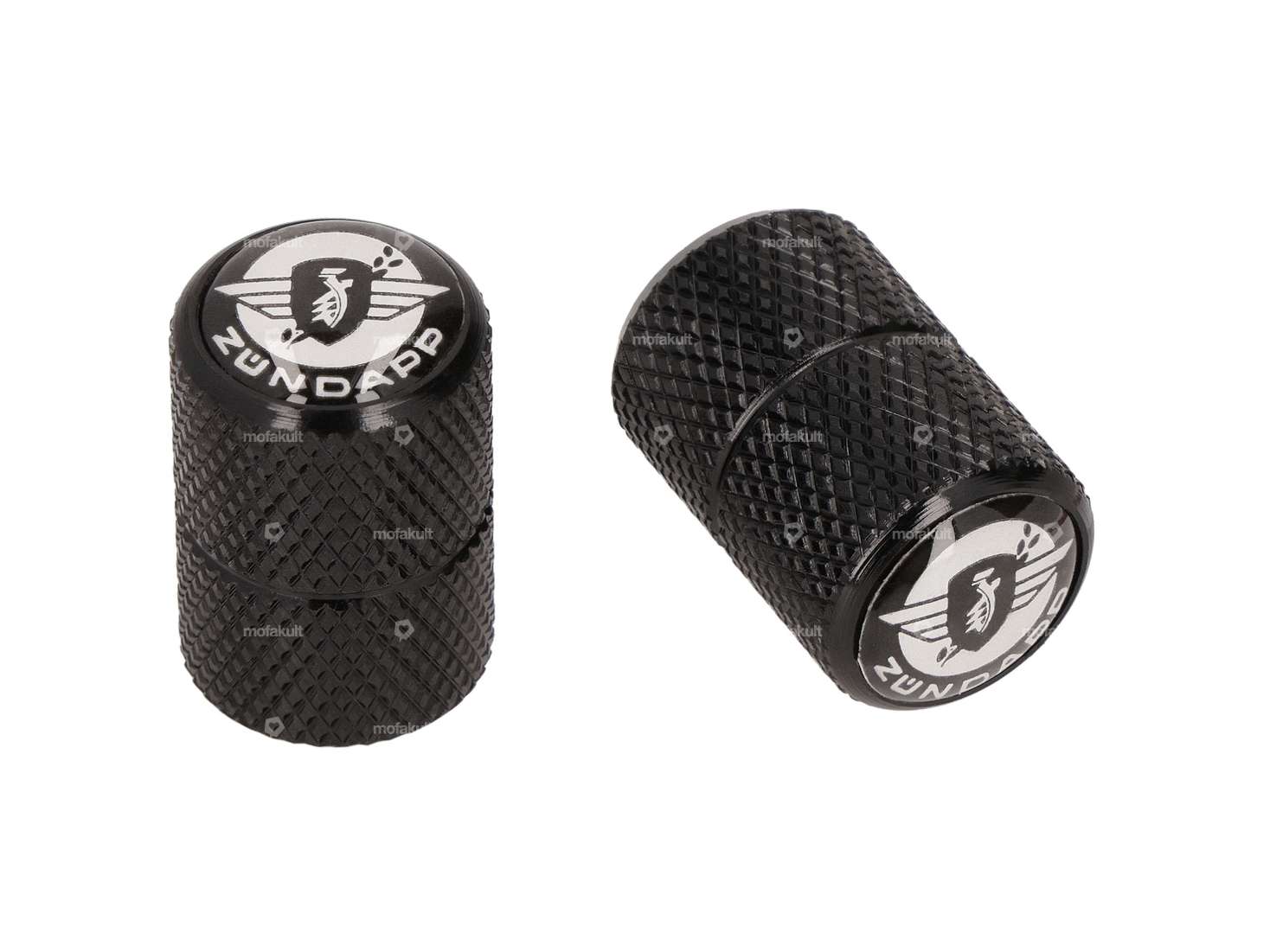 mk-Merch capuchon de valve Zündapp alu noir Carousel Image 1