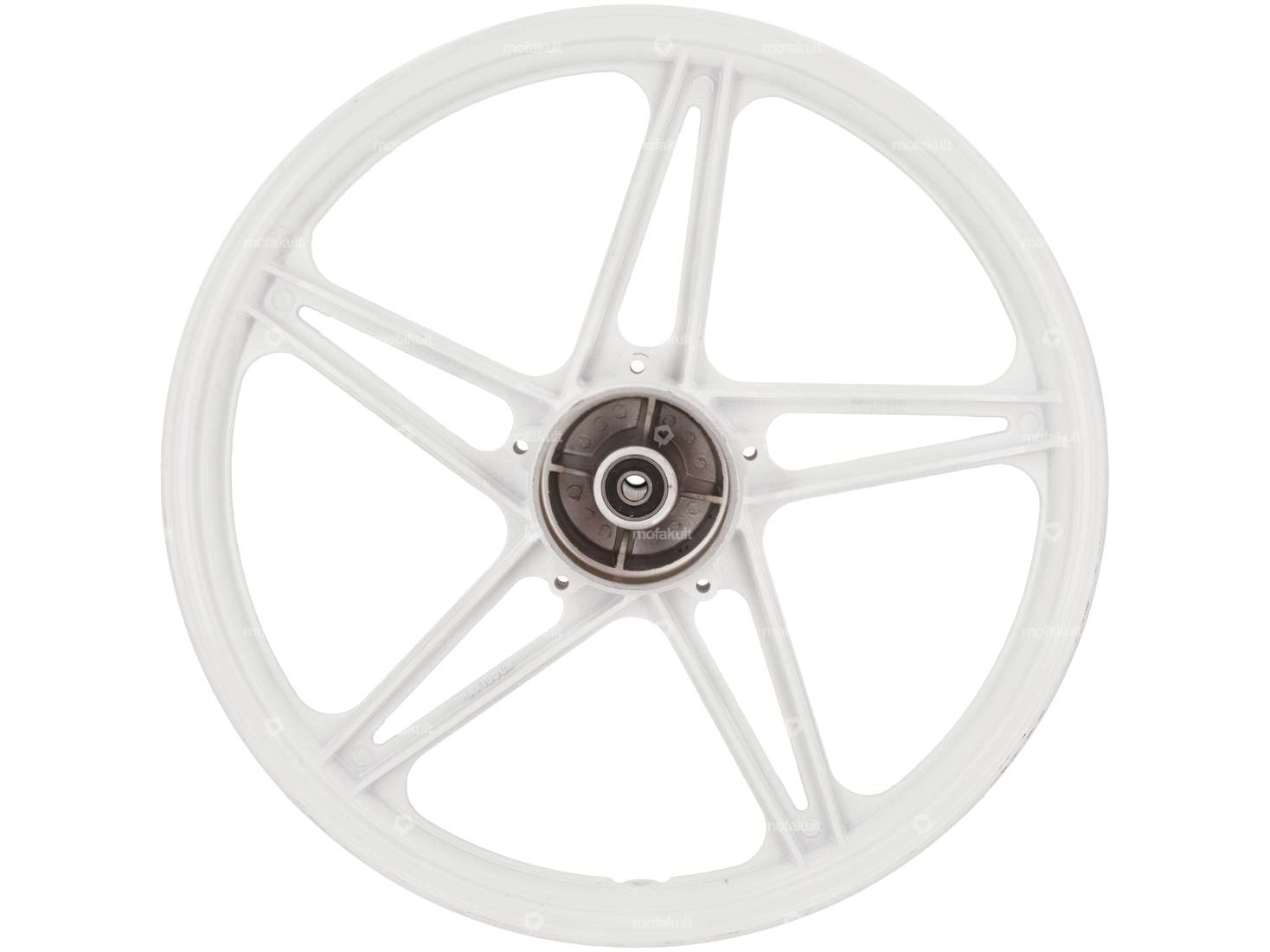 Wheel set 17" cast white (5 spokes) | Peugeot 103 Carousel Image 4