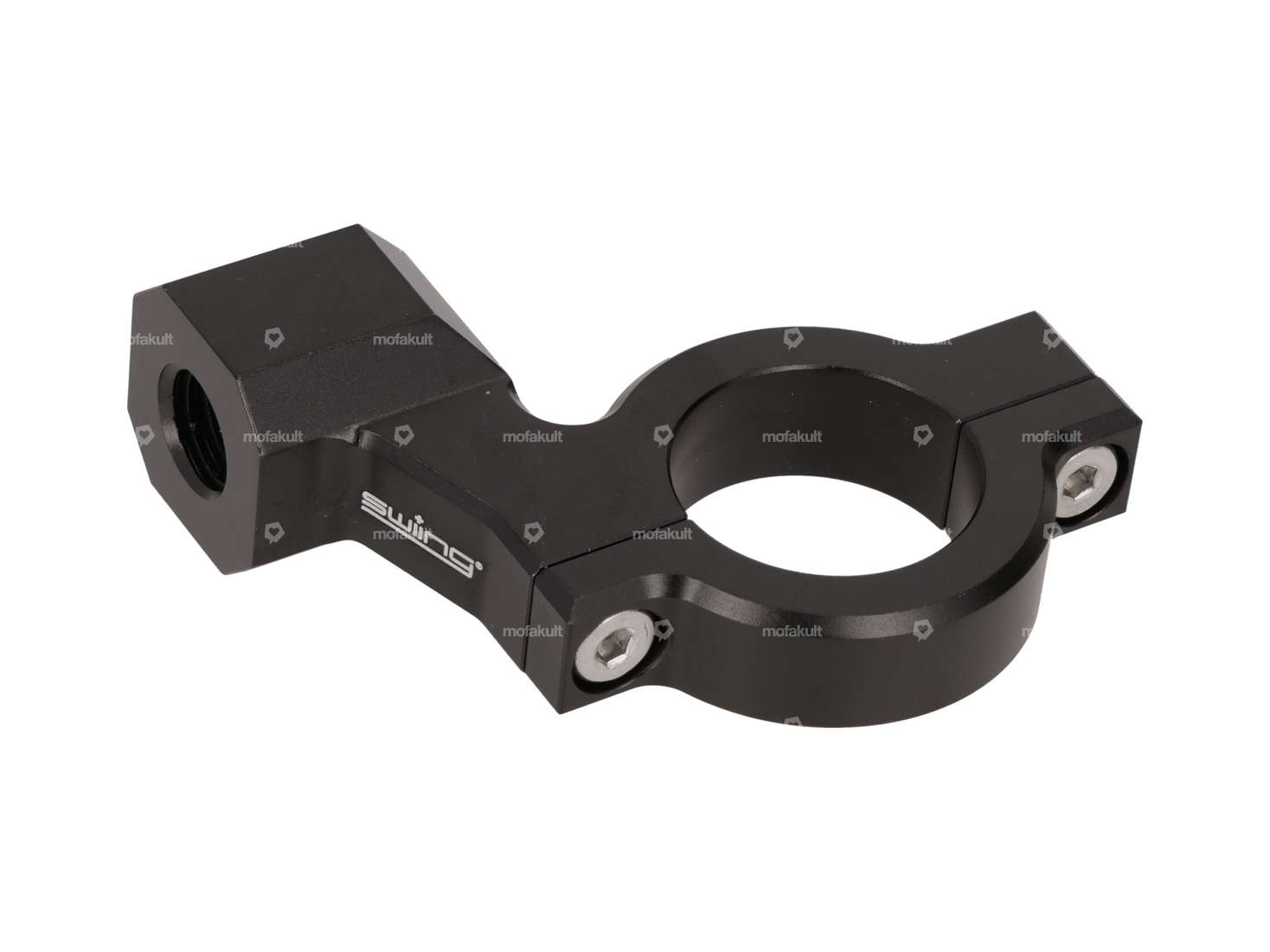 swiing® ingenious mirror mount M10 aluminum black Carousel Image 2