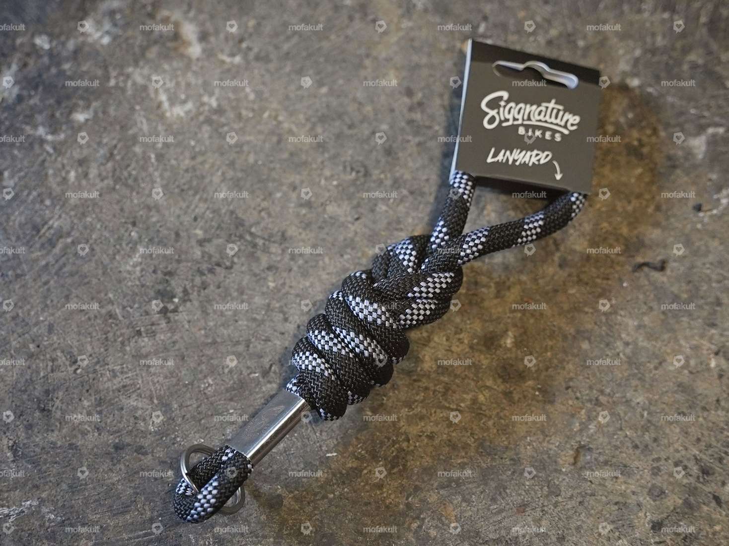 Siggnature lanyard black / gray Carousel Image 2