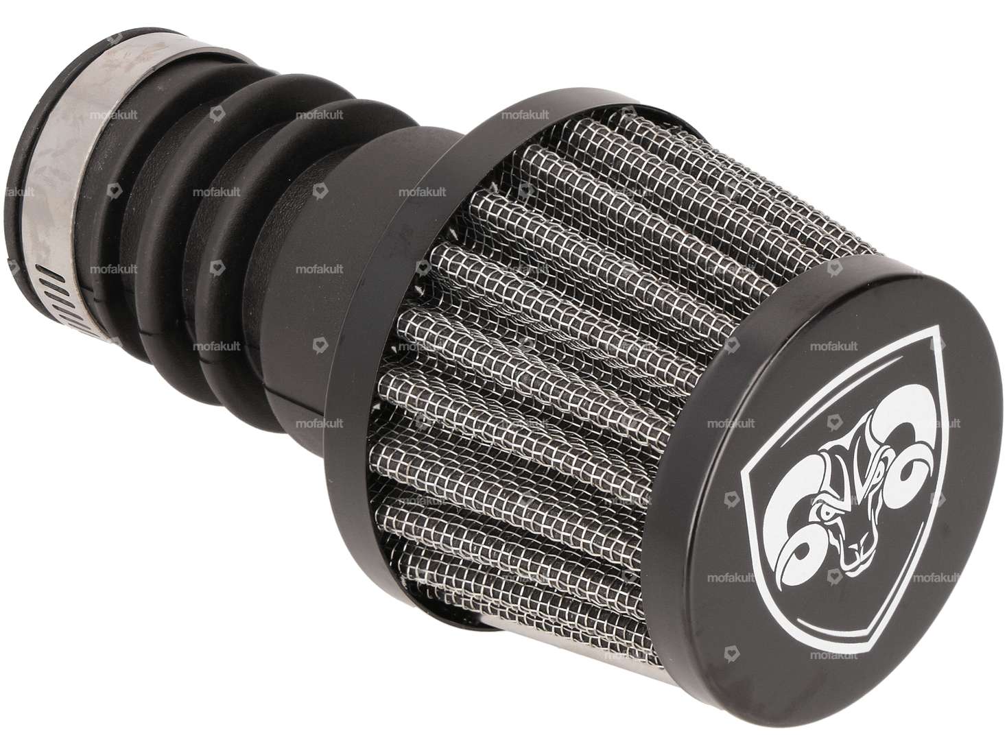 66HEROES Filtre à air champignon grille 28 - 32 mm noir Carousel Image 2