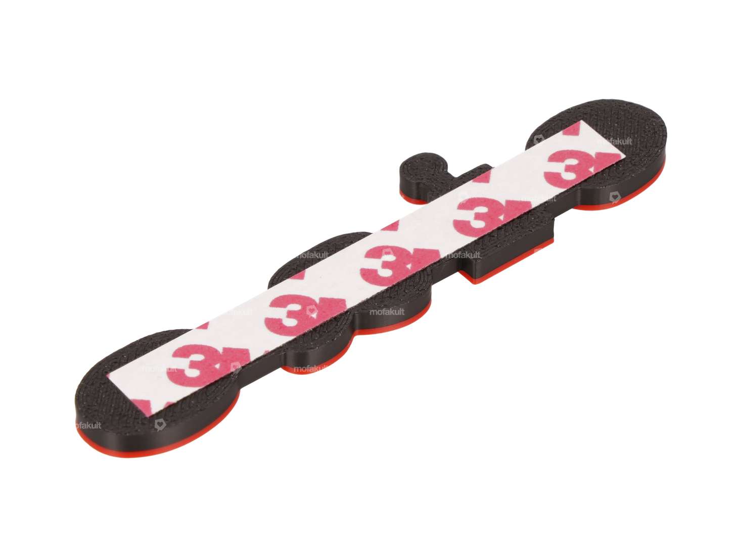 Emblème "ciao" plastique 3D rouge / noir Carousel Image 2