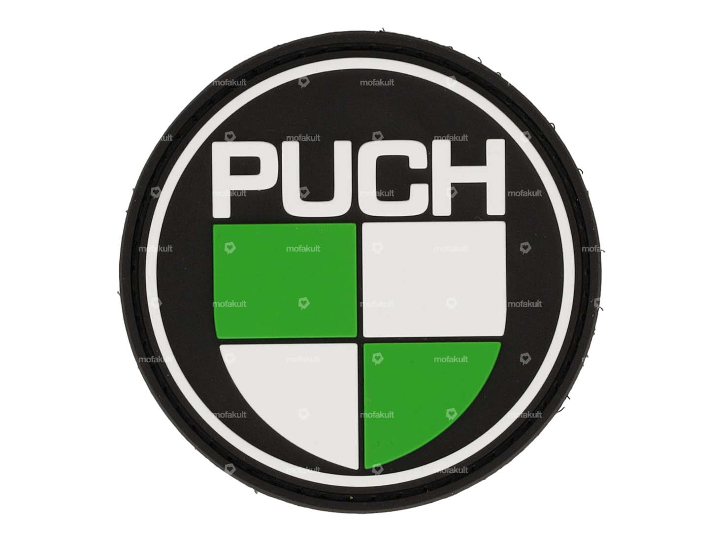 mk-Merch Ecusson "PUCH" rond en caoutchouc Carousel Image 1