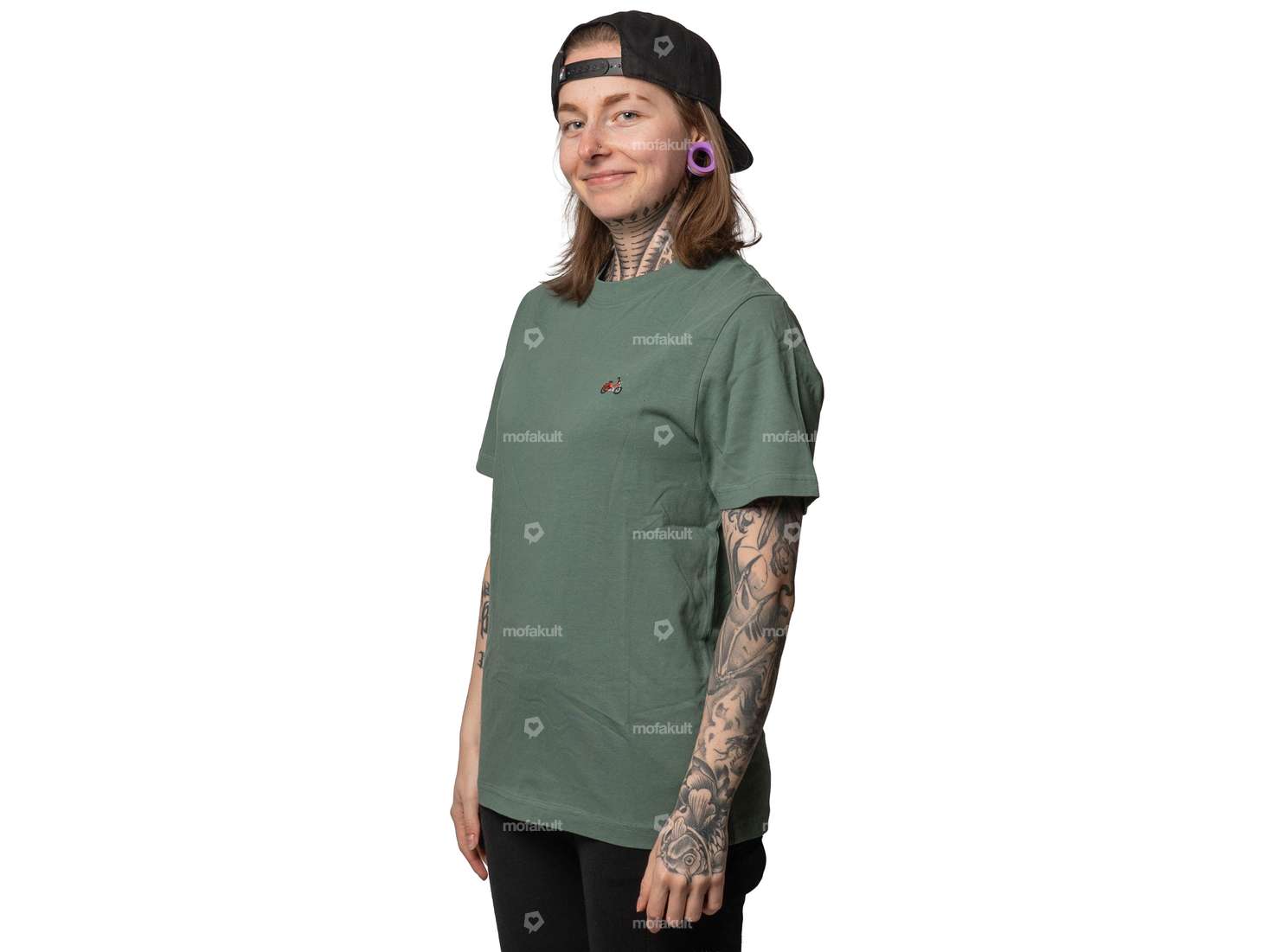 mk-Merch T-shirt "Maxi Tuning" pétrole Carousel Image 2