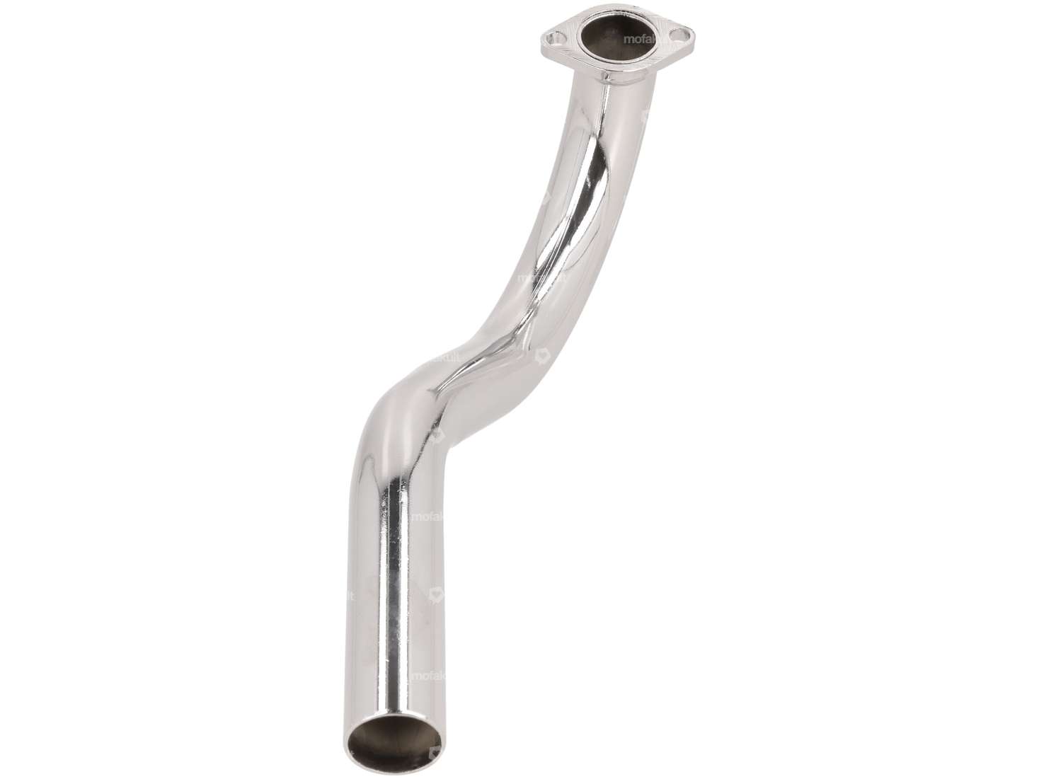 swiing® ingenious exhaust manifold 28 mm chrome | Puch Maxi S / N, X30 NS / NL Carousel Image 2