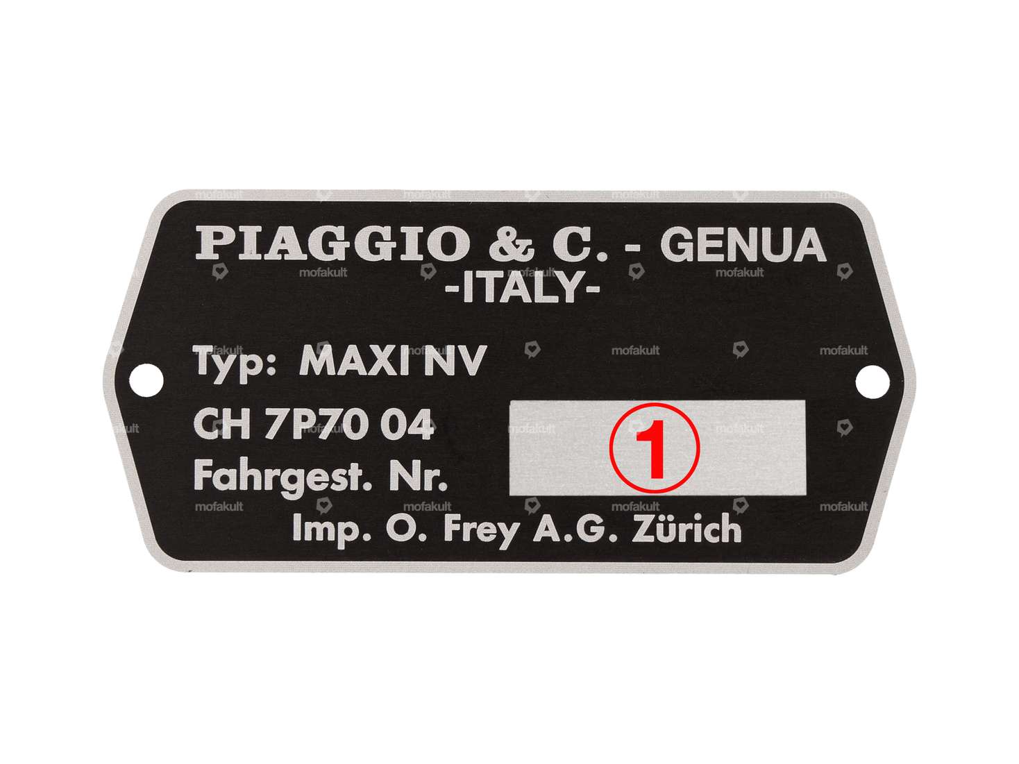 Plaque signalétique CH7P7004 | Puch Maxi NV Carousel Image 3