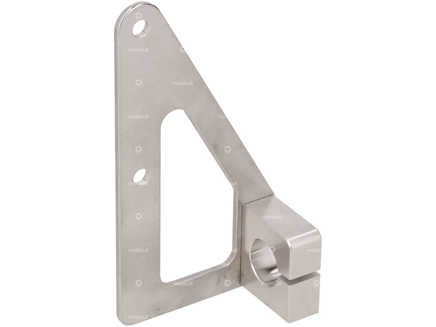 66HEROES Support de plaque d'immatriculation latéral droit (version CH) Inox Carousel Image 2