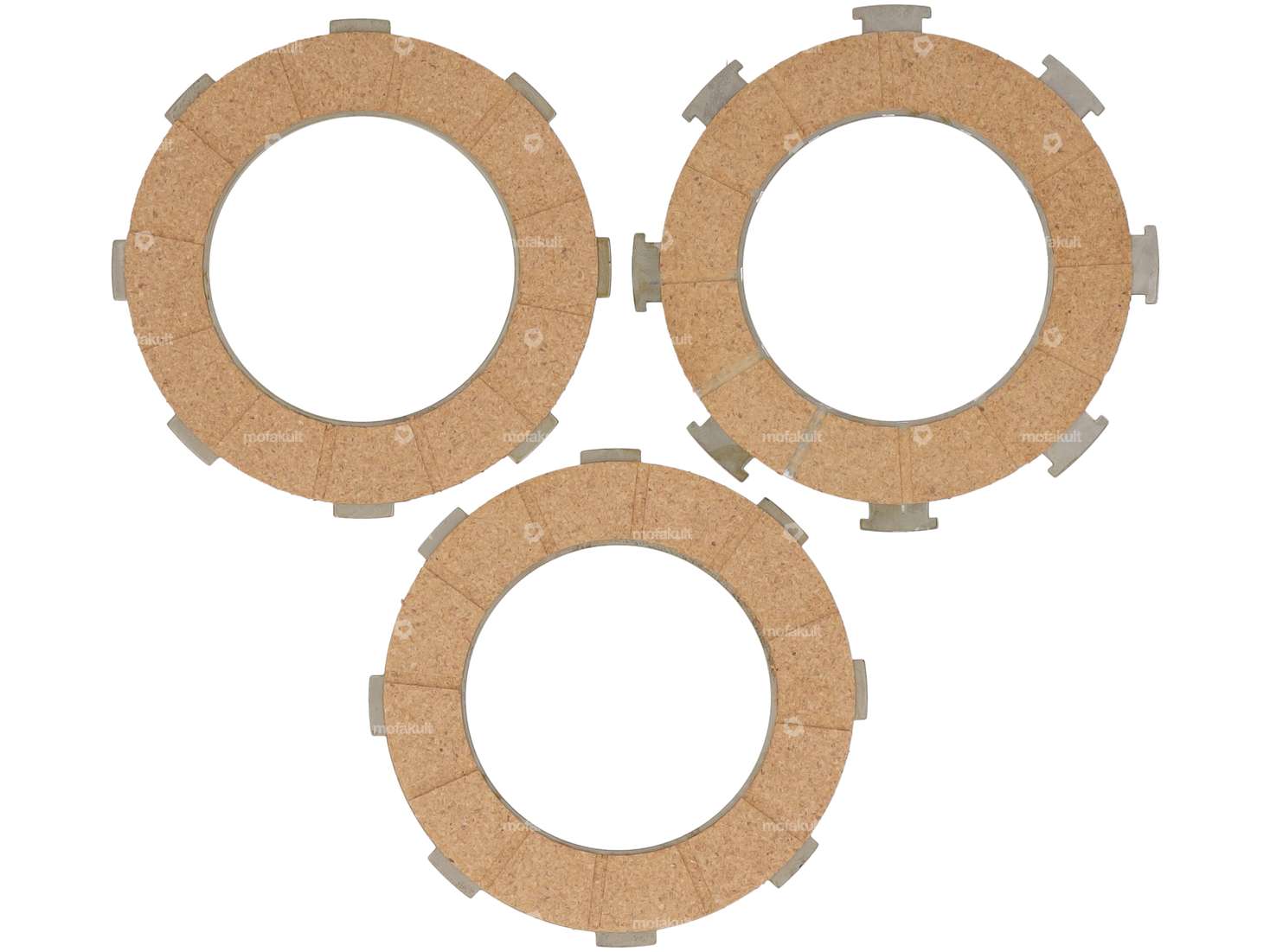 NewFren clutch plates (3 pcs.) | Vespa Largeframe Carousel Image 1