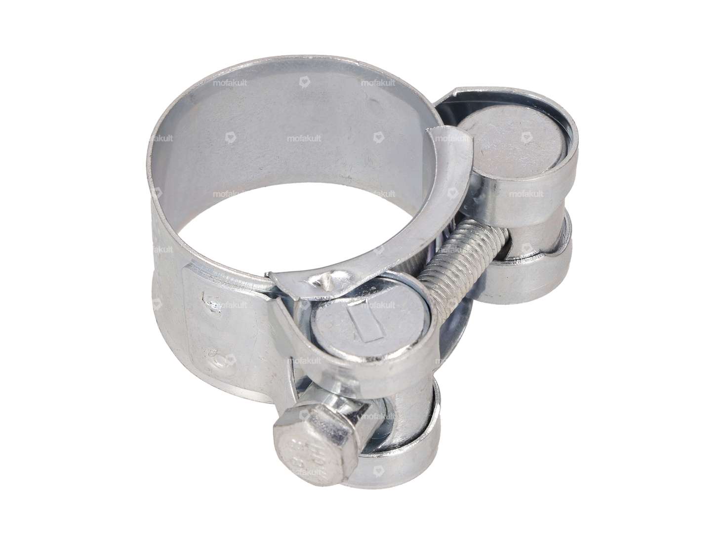 Solid Screw Clamp 26–28 mm W1, Galvanized Carousel Image 1