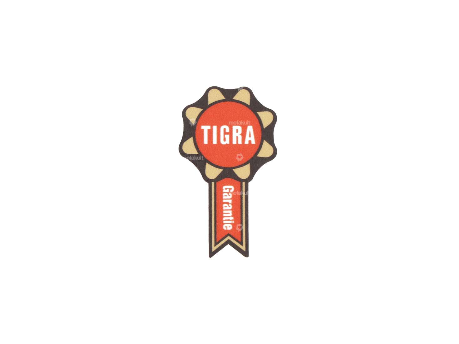 swiing® revival "TIGRA Garantie" 20 x 35 mm autocollant | Tigra Carousel Image 1
