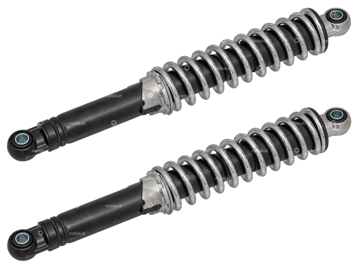 Amortisseur IMCA 32 cm chrome / noir Carousel Image 1