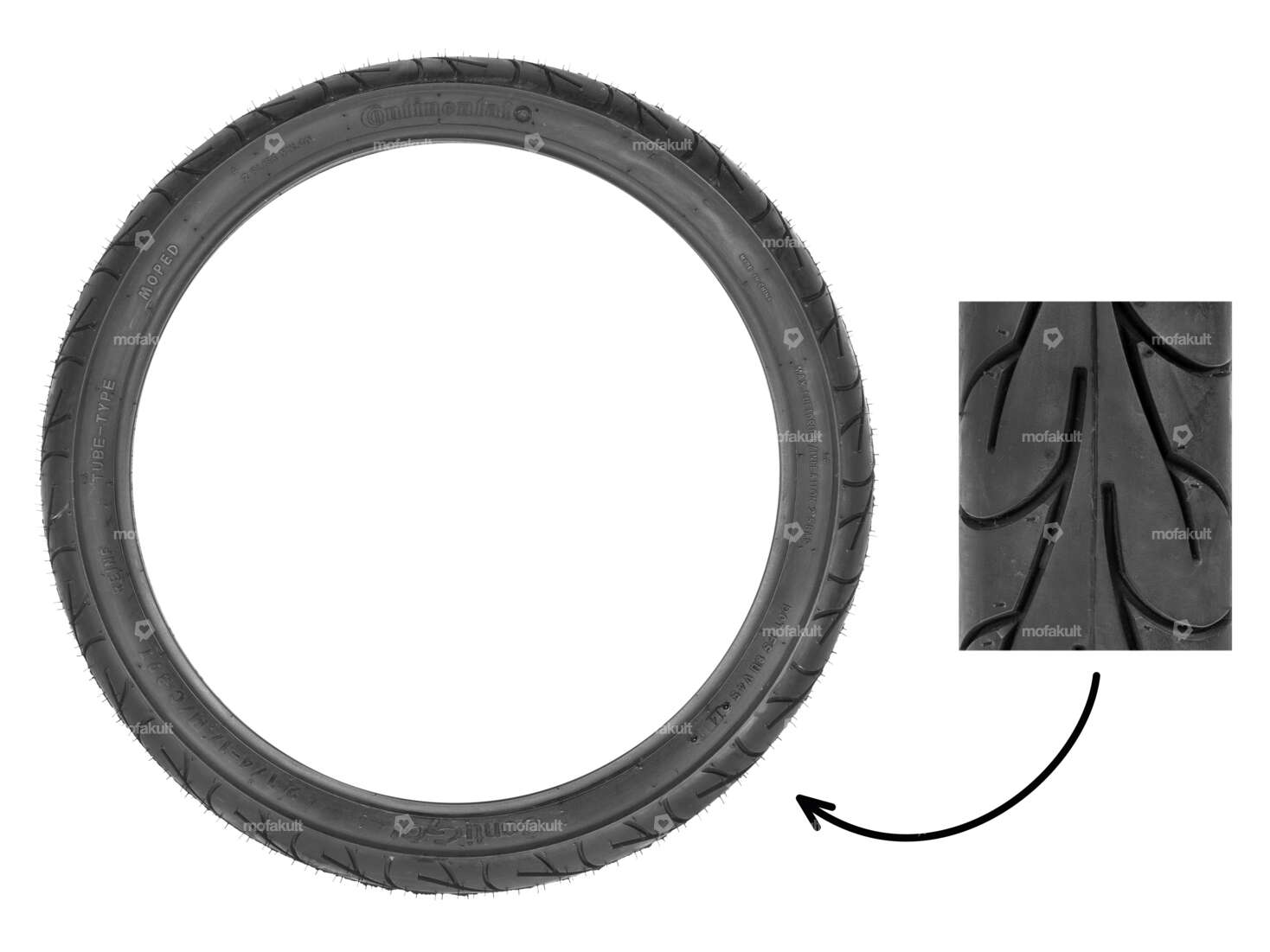 Pneus Continental Go 2.25 x 17" semi-slick Carousel Image 1