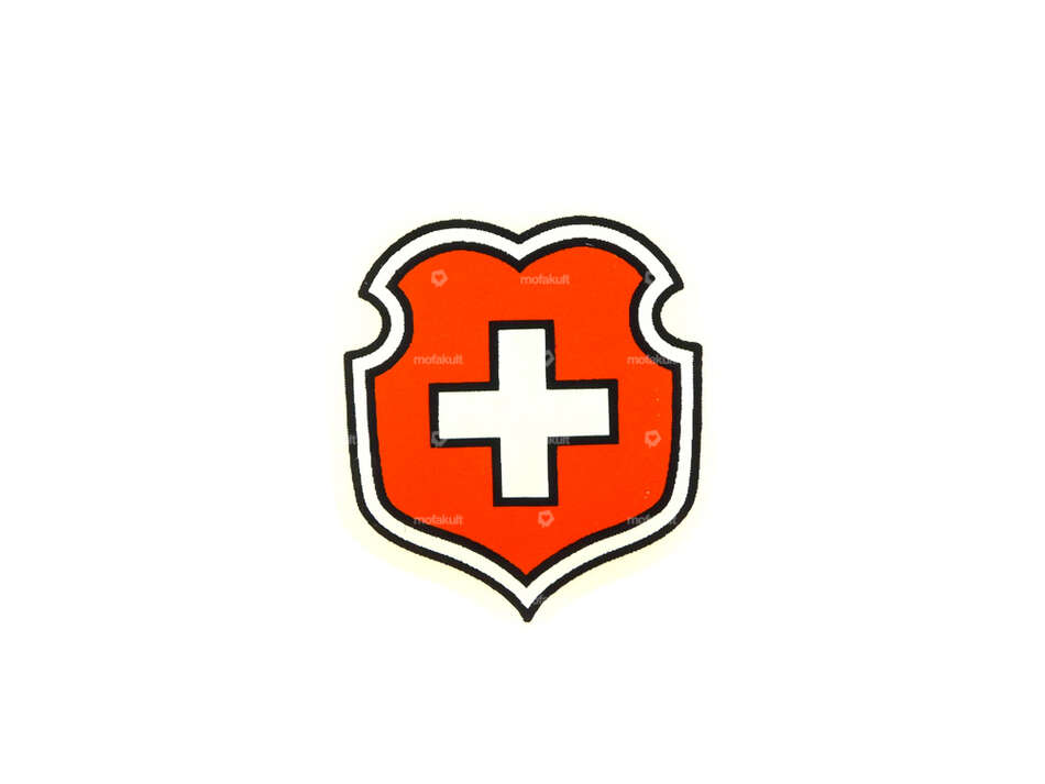 Décalcomanie à l'eau Armoiries suisses 25x30 Carousel Image 1