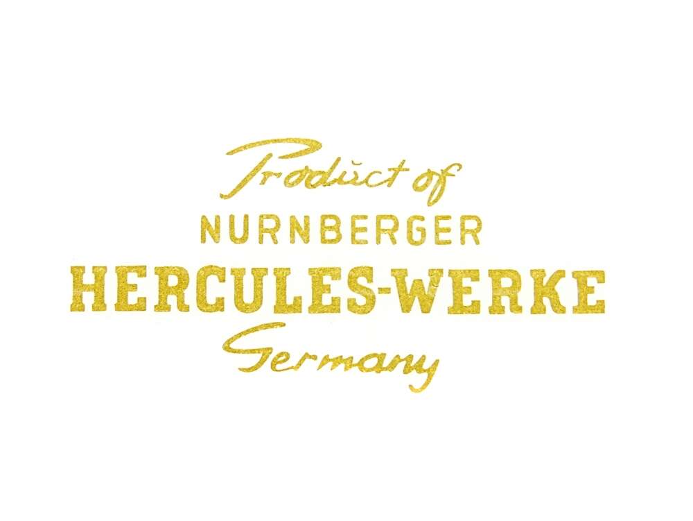 Autocollant Nürnberger Hercules-Werke Tank Sachs Carousel Image 1