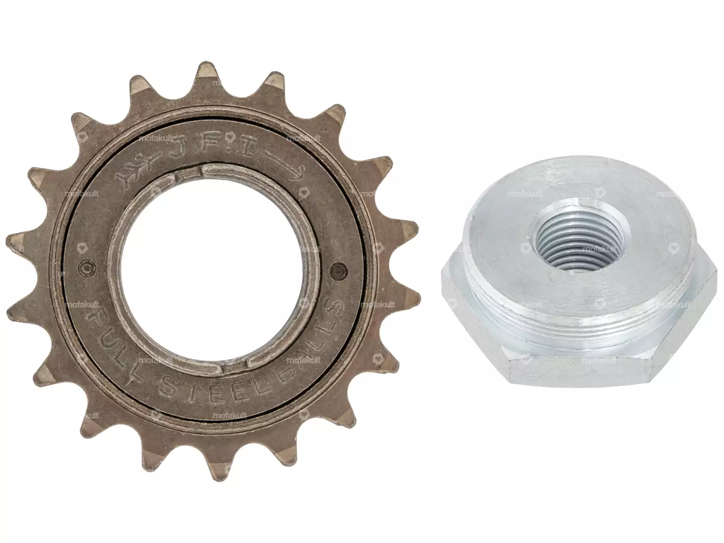 Jeu d'axes de roue avant et arrière complet P2R pour PEUGEOT 103 12mm