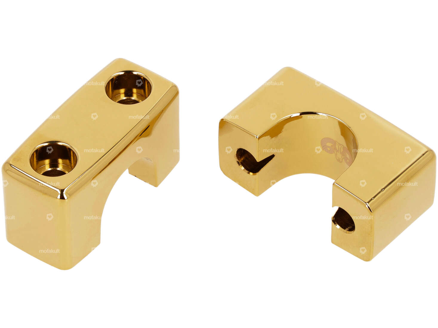 66HEROES Clamping bridges gold | Puch Carousel Image 1