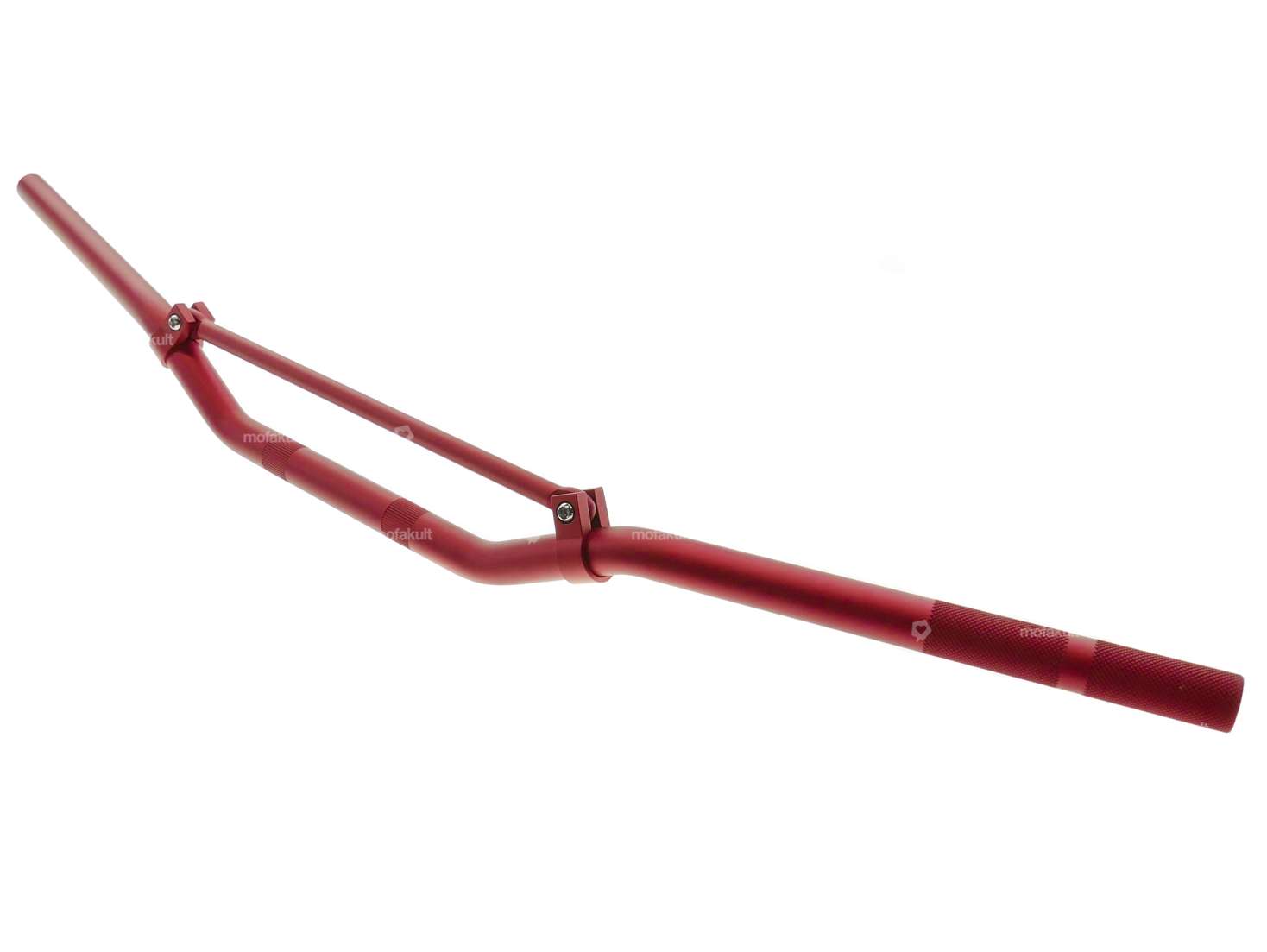 Racing handlebar fork plate 8 cm / wide aluminum red Carousel Image 2