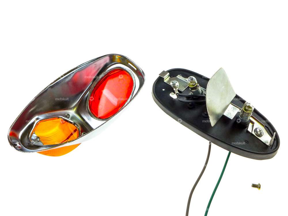 Feu arrière "Hella" grand feu stop chromé Carousel Image 4