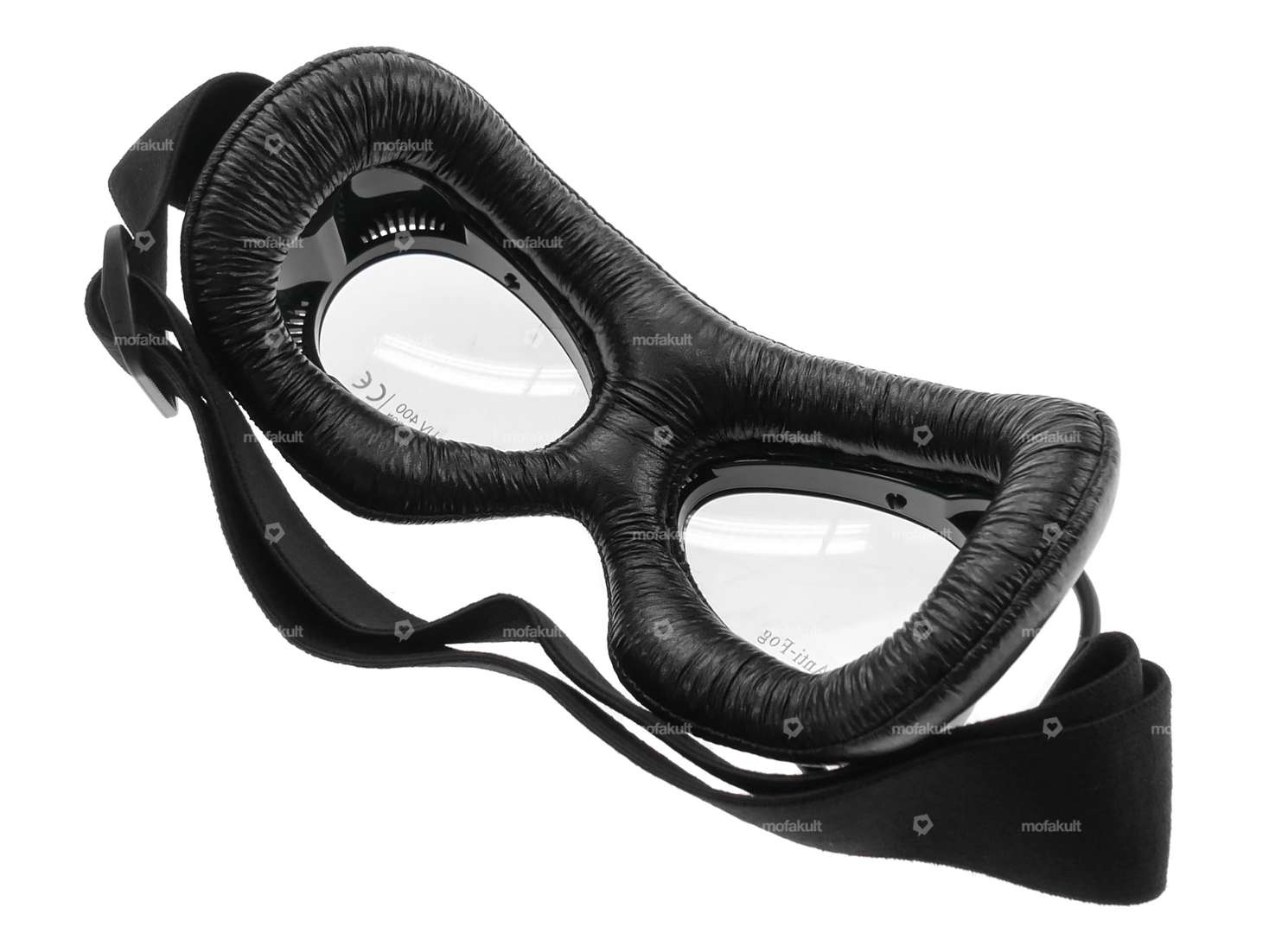 Lunettes d'aviateur vintage noires Carousel Image 4