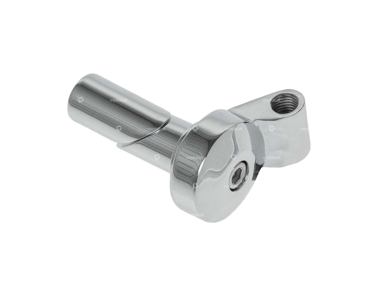 Mirror bracket M10 plug-in variant chrome Carousel Image 2