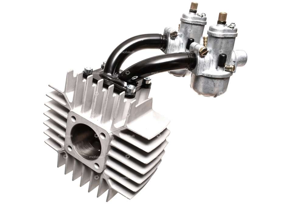 MLM 15 mm intake manifold dual carburetor Gilardoni italkit Carousel Image 5