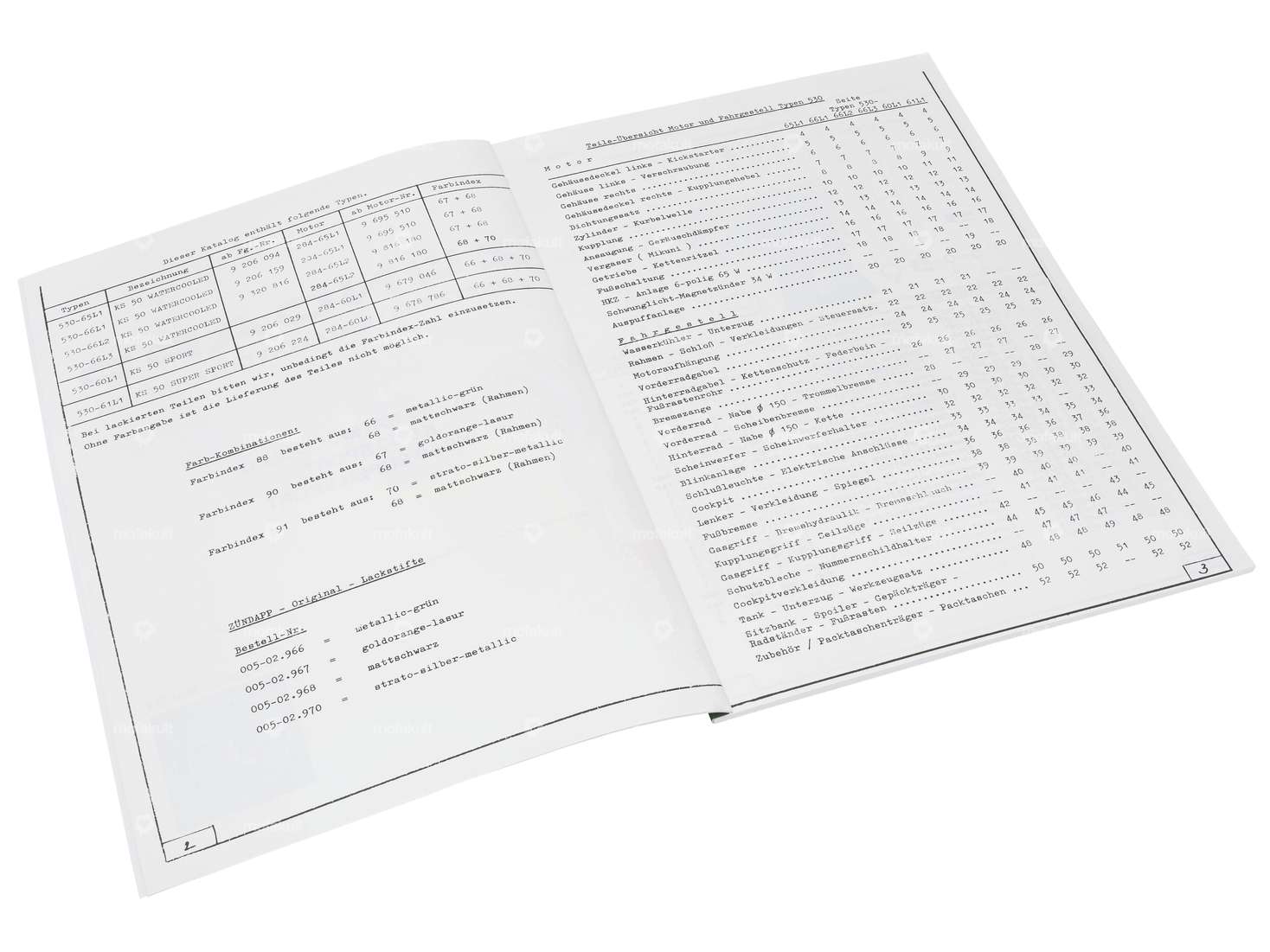 Catalogue de pièces détachées | Zündapp KS 50 (AT) Carousel Image 2