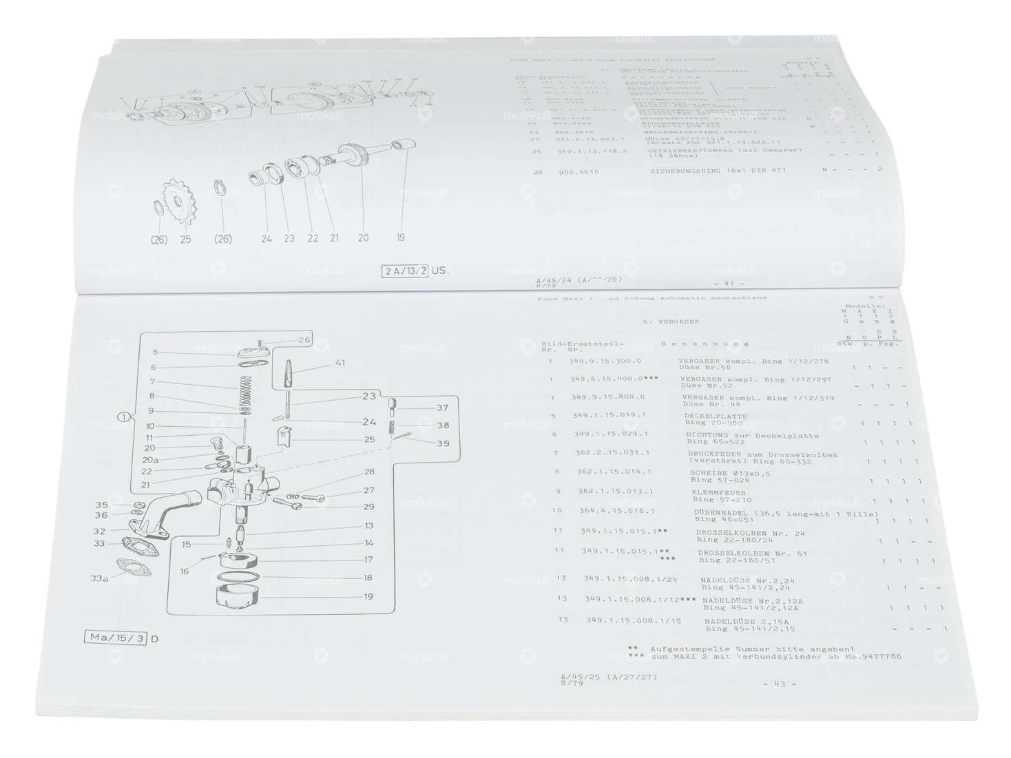 Catalogue de pièces détachées | Puch Maxi N, S, S-Sport, SL (DE) Carousel Image 3