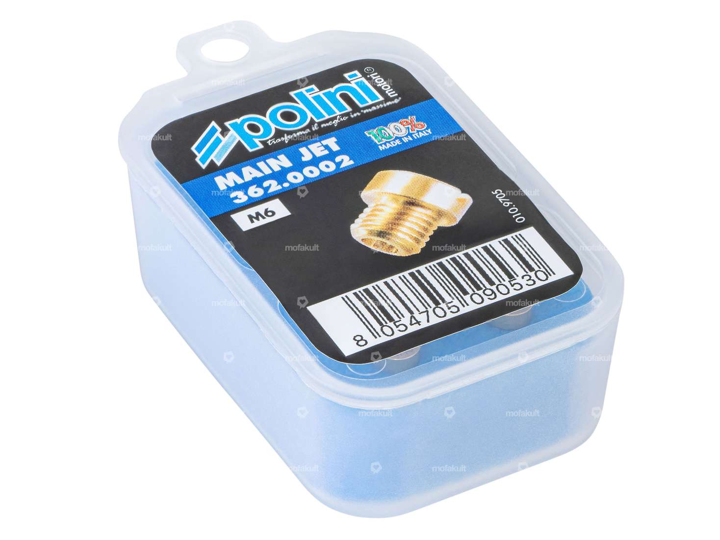 Polini jeu de gicleurs M6 (100 - 118) Dell'Orto PHVA, PHBN, PHBL, PHBH, SHB, PHF, PHVB, FRD, FRG Carousel Image 3