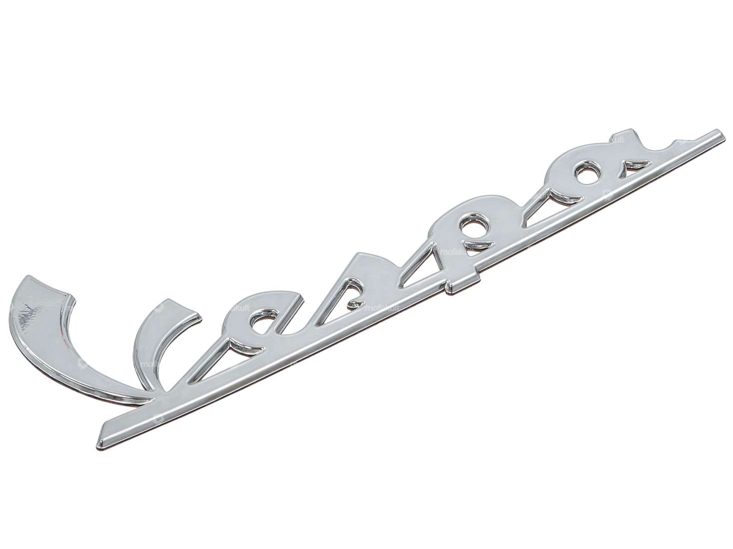 Vespa" emblem 150 x 50 mm chrome Carousel Image 3