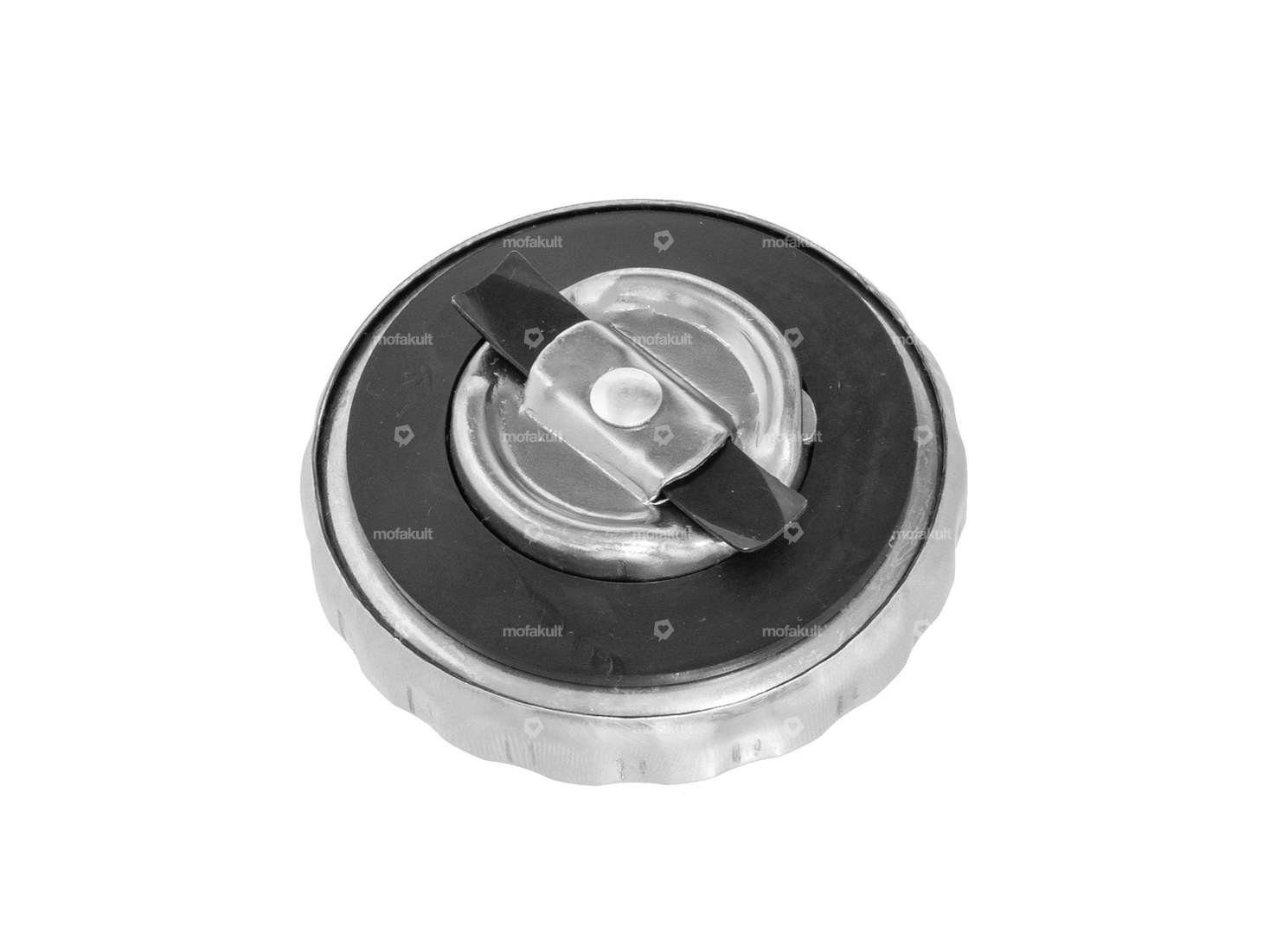 Bouchon de réservoir 30 mm baïonnette verrouillable chrome Carousel Image 2