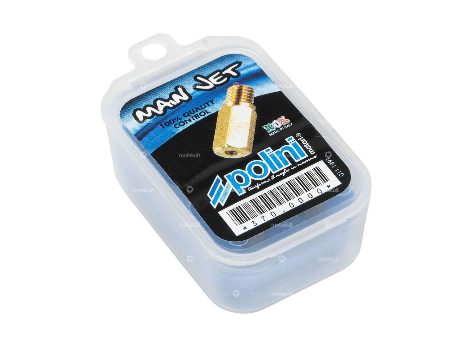 Polini set de gicleurs (100 - 118) gicleurs principaux version longue CP, Keihin, Koso, PWK Carousel Image 3