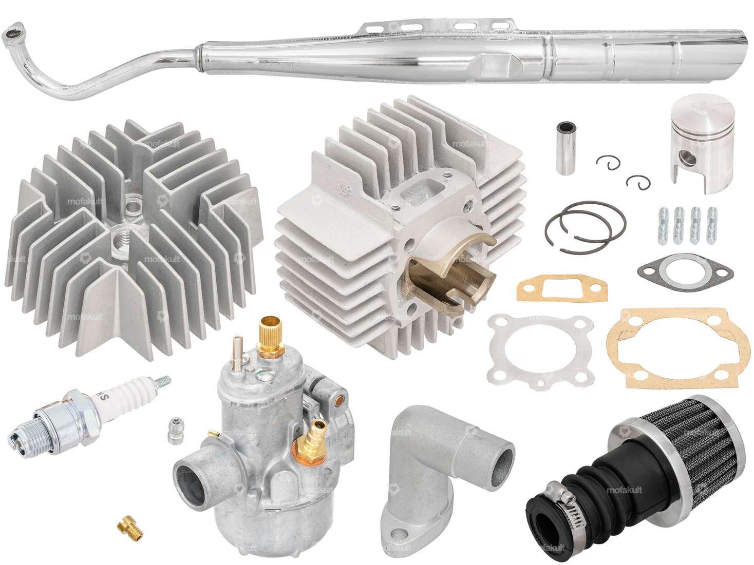 Airsal tuning set 38 mm (budget) | Puch E50, ZA50 Carousel Image 1