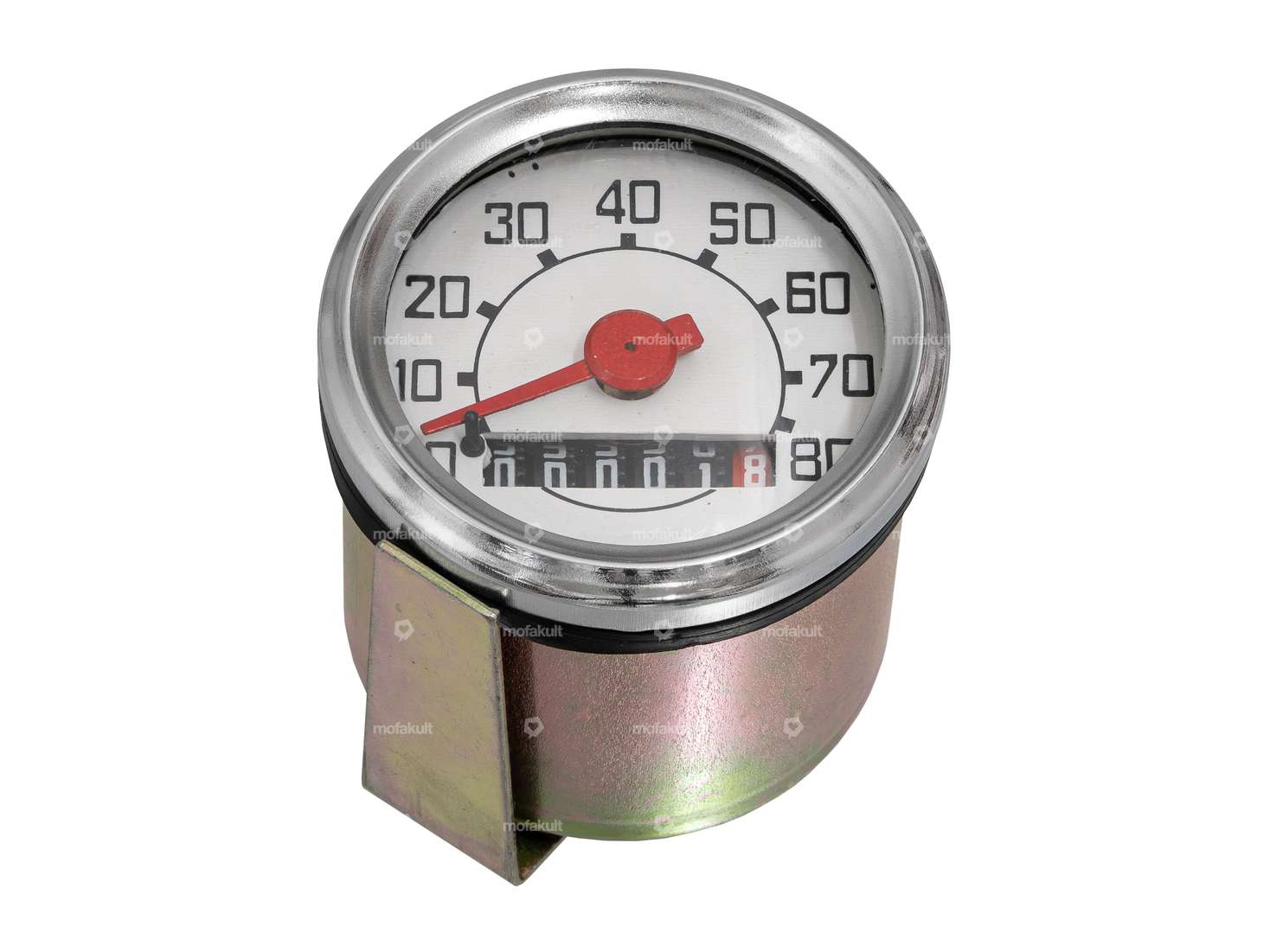 Speedometer 80 km/h Ø 48 mm Veglia replica | Piaggio Ciao, SI, Bravo, Boxer Carousel Image 1