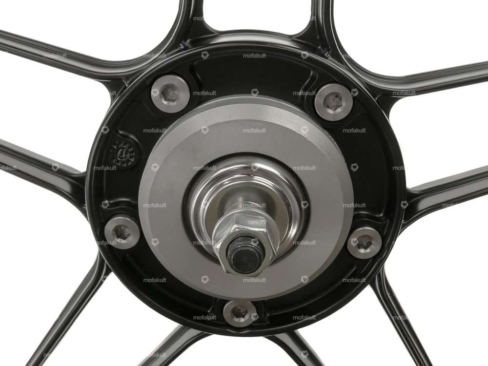 Kit de roues avant en fonte noire | Puch Maxi, Supermaxi, X30 NG-2AH Carousel Image 5