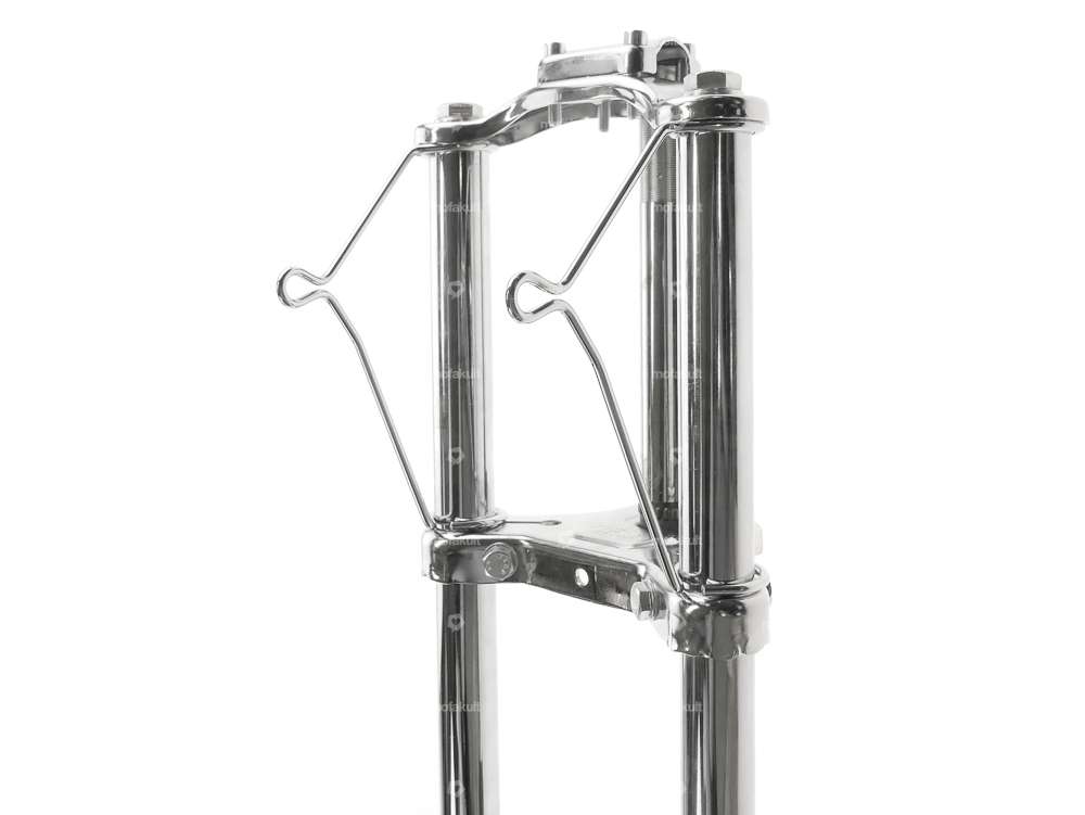 EBR Support de lampe Ø 28 mm fourche chromée | Piaggio Ciao / Hercules / Alpa Carousel Image 2