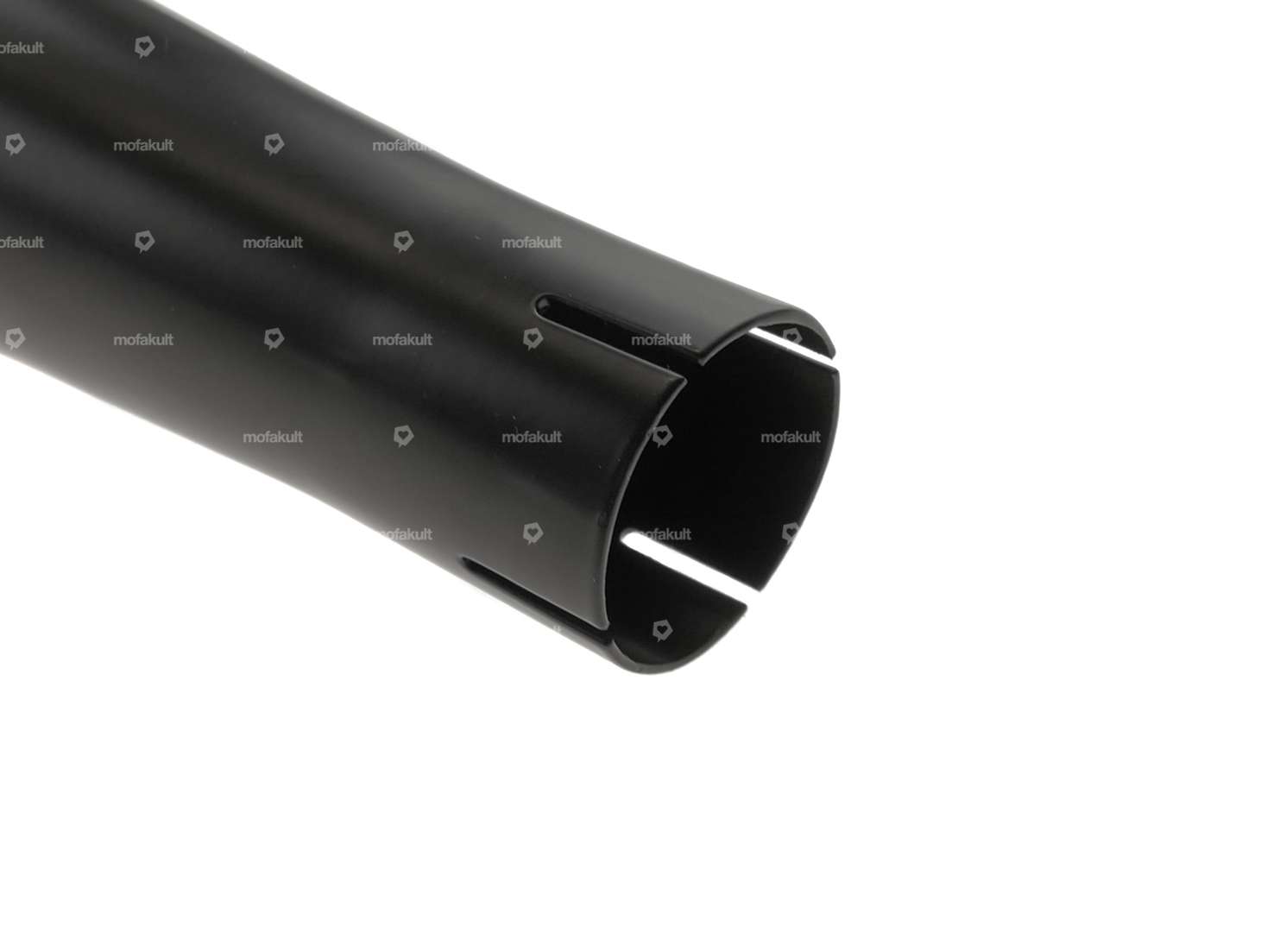 66HEROES Echappement X-Pipe 28 mm Chrome / noir CNC embout Carousel Image 6