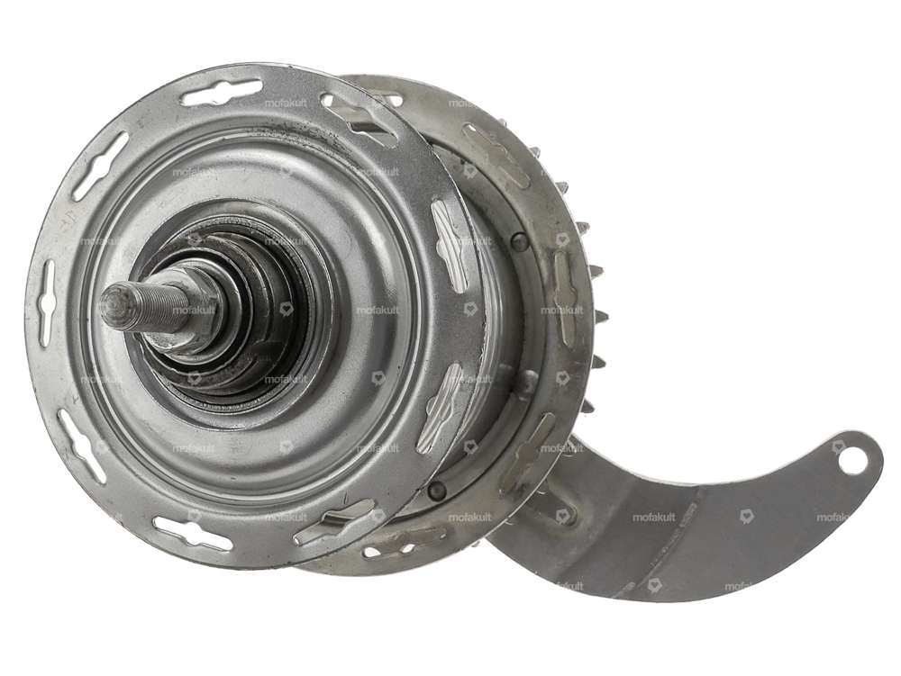 GPO 17" Jeu de rayons avec écrous (jante à rétropédalage HR90-moyeu) Inox Carousel Image 3