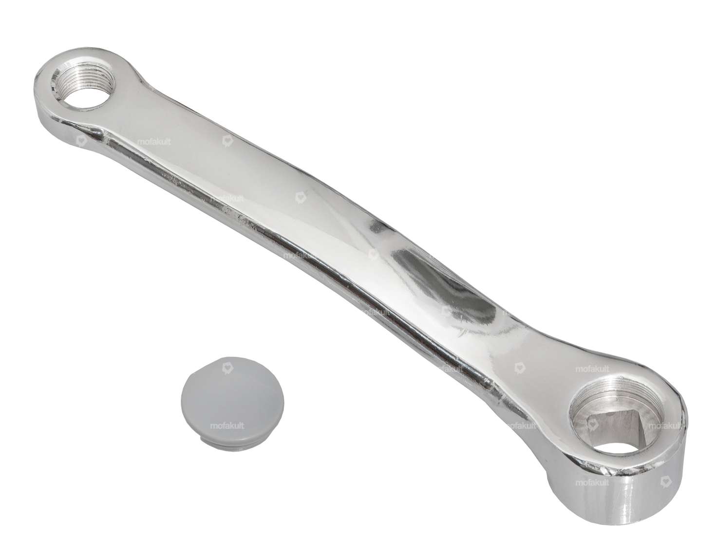 GPO pédalier gauche 4 pans chrome | Pony (P8082) Carousel Image 1