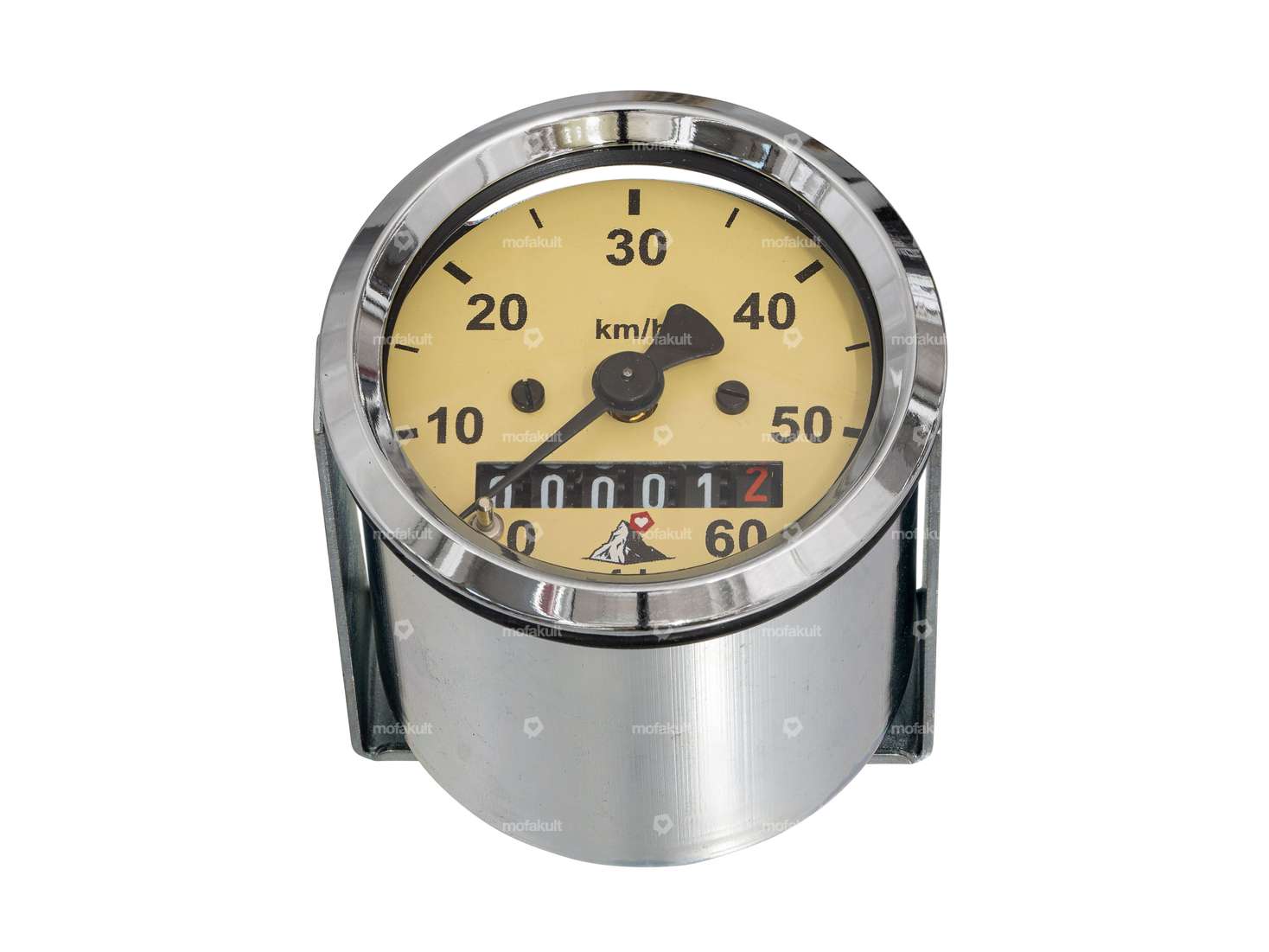 66HEROES Tachymètre 60 km/h Ø 48 mm | logo mofakult Carousel Image 1