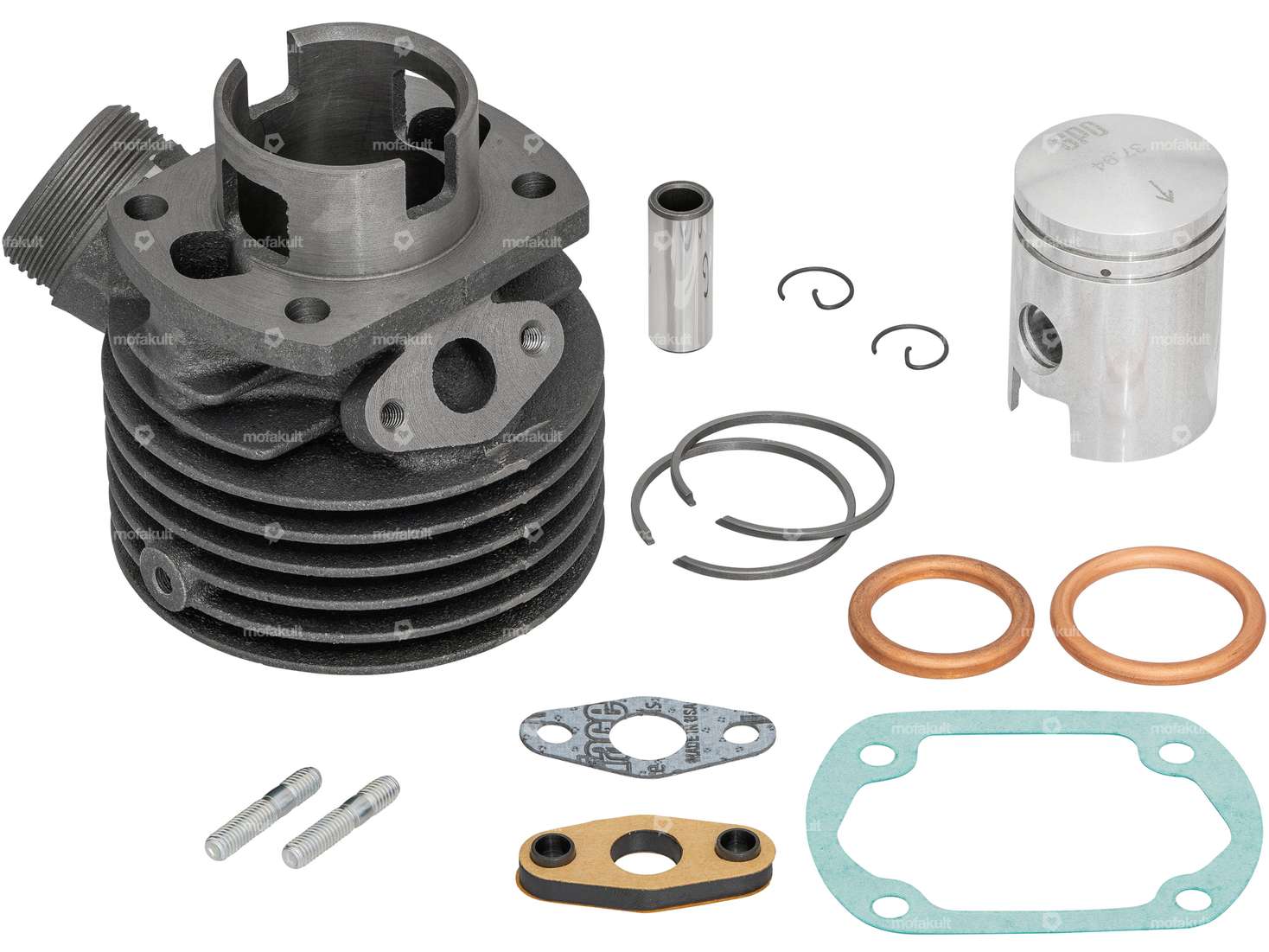 GPO 38 mm cylinder kit slotted | Sachs 50/2, 50/3, 50/4 fan-cooled (DE) Carousel Image 1