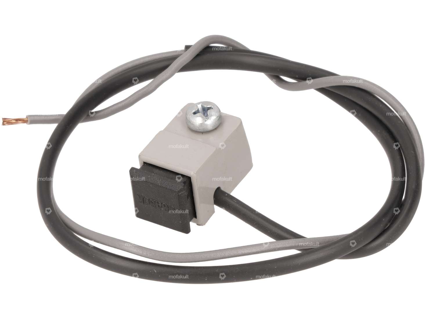 Bouton de klaxon gris | Piaggio Ciao, SI, Bravo, Boxer Carousel Image 1