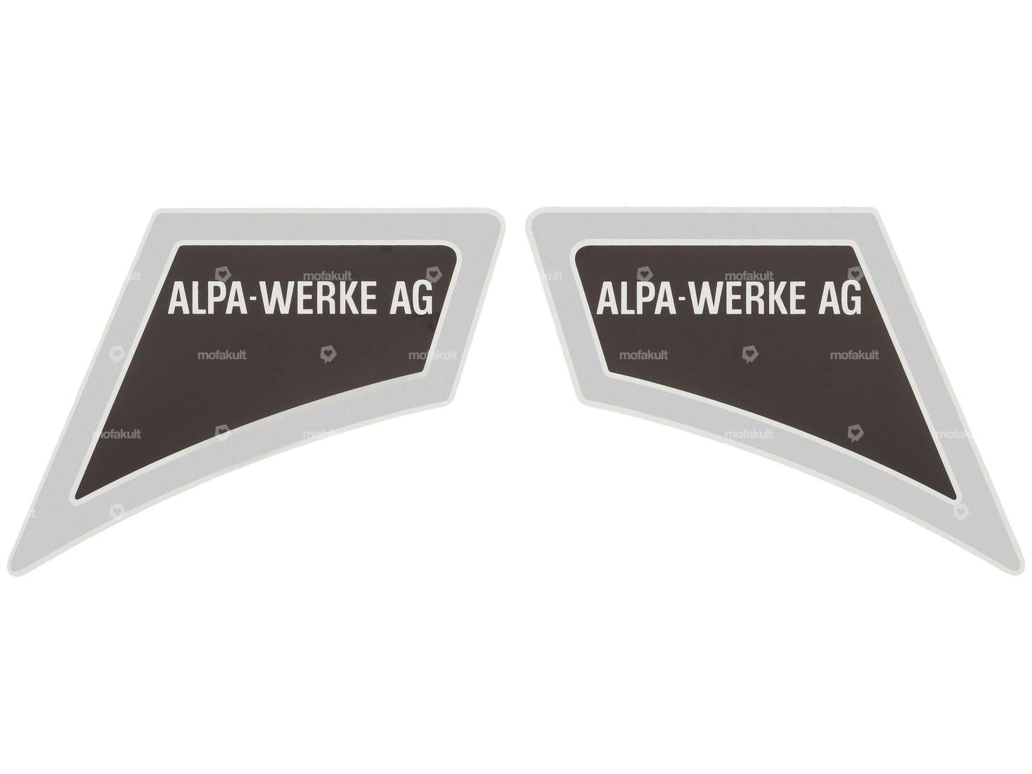 Kit d'autocollants Alpa-Werke AG Chrome | Alpa Black River Carousel Image 1