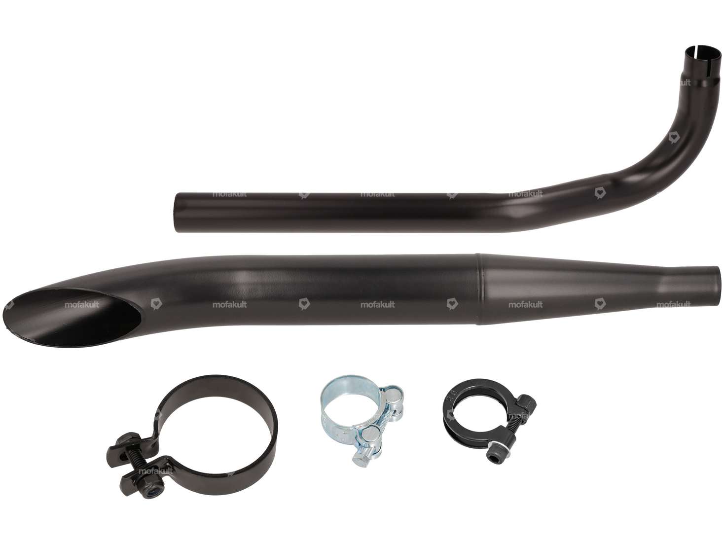 Kit d'échappement Sidepipe (Ø 32 / 60 mm) noir | Sachs 503 Carousel Image 1