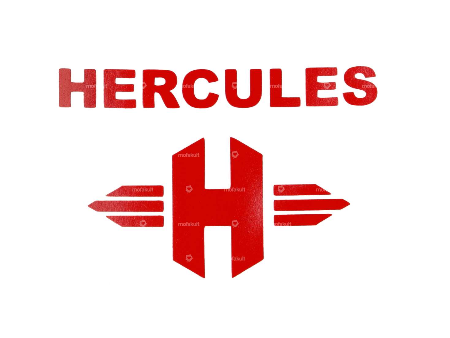 Hercules" seat post sticker red Carousel Image 1