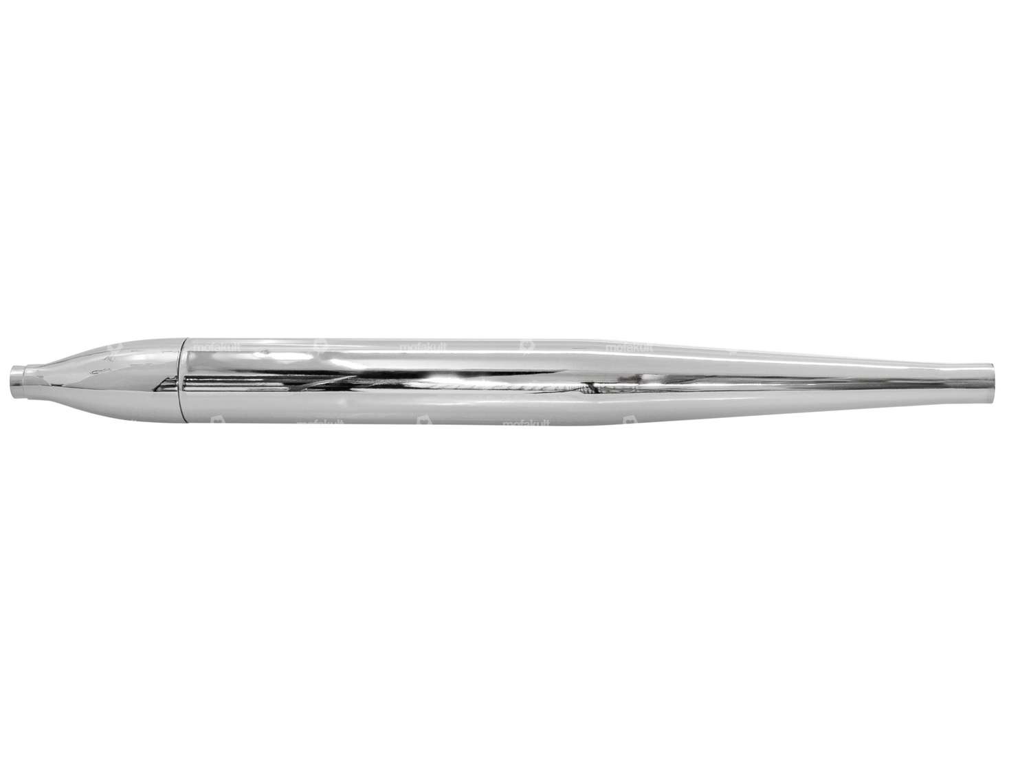 Flute exhaust Ø 26 / 60 mm chrome Carousel Image 1