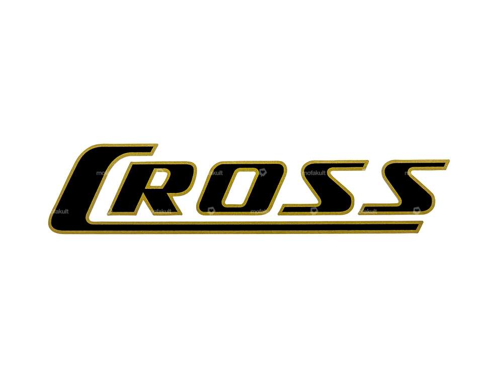 Tank sticker "Cross" 90 x 20 | Pony 503 S Cross Carousel Image 1